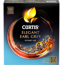 Чай черный CURTIS Elegant Earl Grey, 100пак, Россия, 100 пак