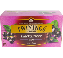 Чай черный TWININGS с ароматом черной смородины, 25пак, Польша, 25 пак