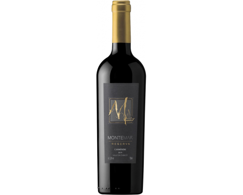 Вино MONTEMAR Reserva Карменер DO красное сухое, 0.75л, Чили, 0.75 L