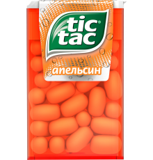 Драже TIC TAC Апельсин, 16г, Россия, 16 г