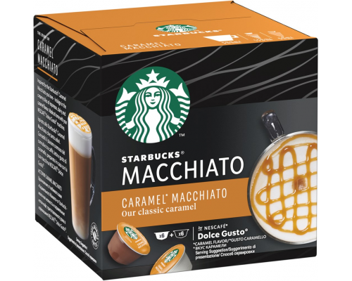 Кофе в капсулах STARBUCKS Dolce Gusto Caramel Macchiato, 12кап, Великобритания, 12 кап