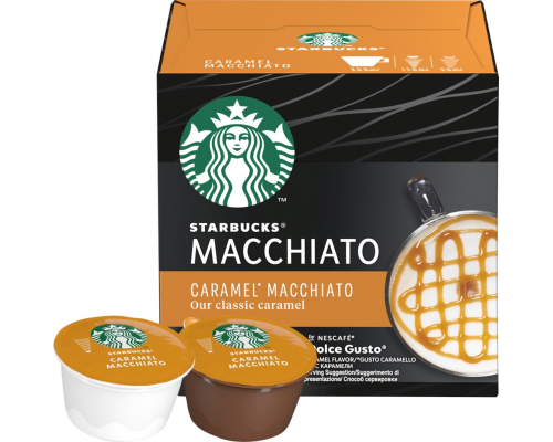 Кофе в капсулах STARBUCKS Dolce Gusto Caramel Macchiato, 12кап, Великобритания, 12 кап