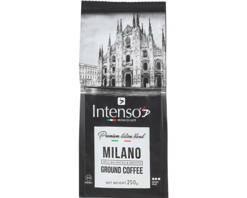 Кофе молотый INTENSO Milano Blend, 250г, Италия, 250 г