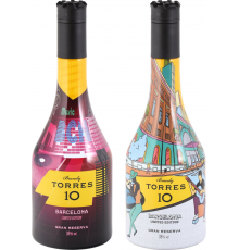 Бренди TORRES 10 Musical Series 38%, 0.7л, Испания, 0.7 L