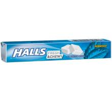 Конфеты жевательные HALLS Fresh&Chewy со вкусом мяты, 47г, Турция, 47 г