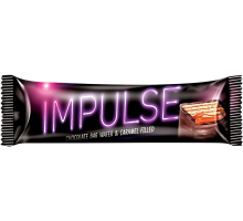 Вафли KDV Impulse с мягкой карамелью в глазури, 16г, Россия, 16 г