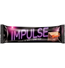 Вафли KDV Impulse с мягкой карамелью в глазури, 16г, Россия, 16 г