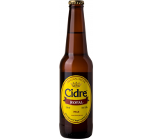 Сидр CIDRE ROYAL Яблочный с грушей полусладкий, 5%, 0.33л, Беларусь, 0.33 L