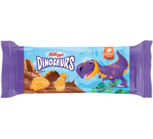 Печенье KELLOGG'S Dinosaurs сахарное в молочной глазури, 127г, Россия, 127 г