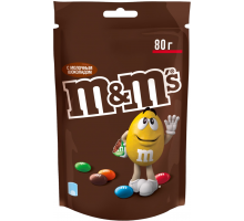 Драже M&M'S Шоколад, 80г, Россия, 80 г