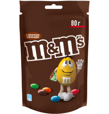 Драже M&M'S Шоколад, 80г, Россия, 80 г