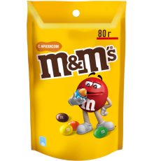 Драже M&M'S Арахис, 80г, Россия, 80 г