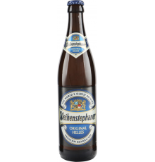 Пиво светлое WEIHENSTEPHANER Original Helles фильтрованное
пастеризованное 5,1%, 0.5л, Германия, 0.5 L