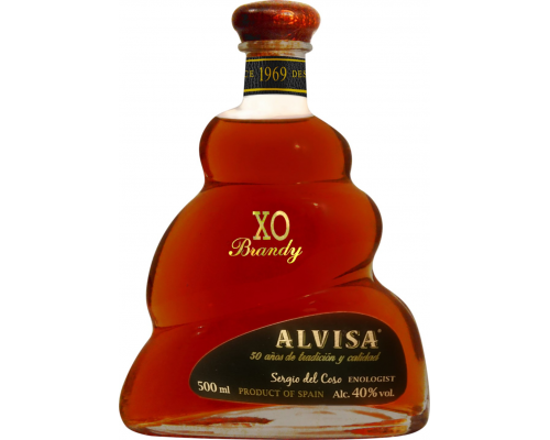 Бренди ALVISA XO 6 лет, 40%, 0.5л, Испания, 0.5 L