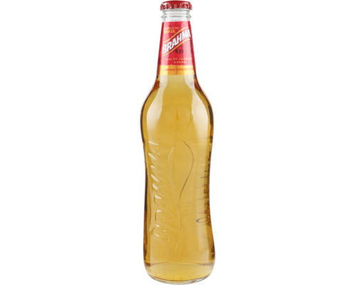 Пиво светлое BRAHMA пастеризованное, 4,3%, 0.45л, Россия, 0.45 L