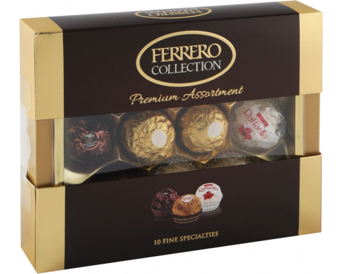 Конфеты FERRERO COLLECTION T10, 109,3г, Россия, 109,3 г