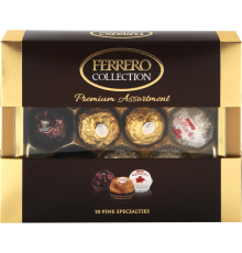 Конфеты FERRERO COLLECTION T10, 109,3г, Россия, 109,3 г