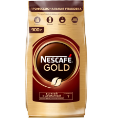 Кофе растворимый NESCAFE Gold натуральный сублимированный, 900г, Россия, 900 г