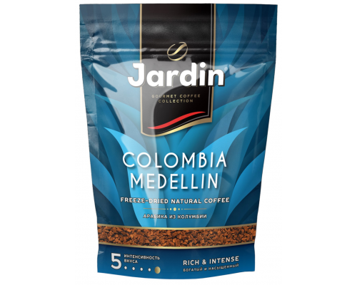 Кофе растворимый JARDIN Colombia Medellin сублимированный, 150г, Россия, 150 г