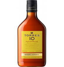 Бренди TORRES 10 Gran Reserva 38%, 0.2л, Испания, 0.2 L