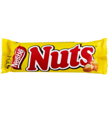 Батончик шоколадный NUTS, 50г, Россия, 50 г