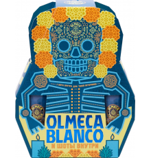 Напиток спиртной OLMECA Tequila Blanco 38%, п/у + 2 стакана, 0.7л, Мексика, 0.7 L