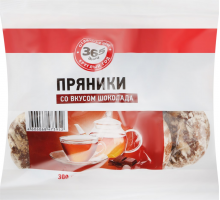 Пряники заварные 365 ДНЕЙ со вкусом шоколада глазированные, 300г, Россия, 300 г