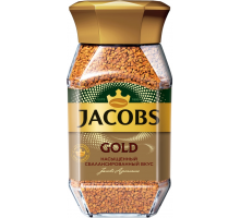 Кофе растворимый JACOBS Gold натуральный сублимированный, 190г, Россия, 190 г