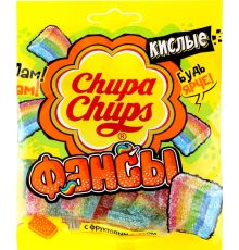 Мармелад жевательный CHUPA CHUPS Фансы c фруктовым вкусом, 70г, Россия, 70 г