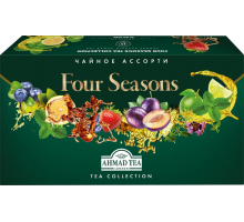 Набор черного и зеленого чая AHMAD TEA Four Seasons 15 вкусов, 90пак, Россия, 90 пак