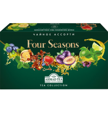 Набор черного и зеленого чая AHMAD TEA Four Seasons 15 вкусов, 90пак, Россия, 90 пак