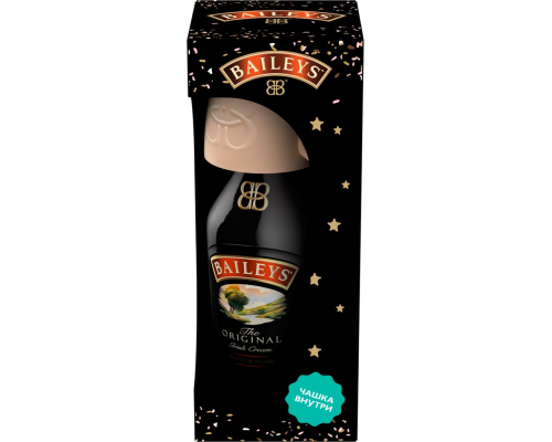 Ликер BAILEYS Сливочный оригинальный эмульсионный 17%, п/у + керамическая кружка, 0.7л, Великобритания, 0.7 L