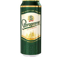 Пиво светлое STAROPRAMEN пастеризованное 4,2%, 0.43л, Россия, 0.43 L