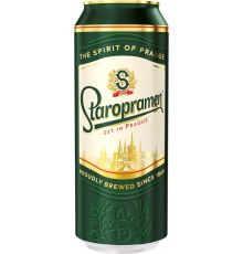 Пиво светлое STAROPRAMEN пастеризованное 4,2%, 0.43л, Россия, 0.43 L