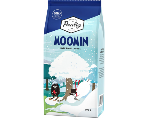 Кофе молотый PAULIG Moomin Medium Ra Ip, 200г, Финляндия, 200 г