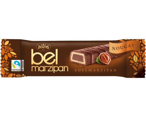 Батончик марципановый ZENTIS Belmarzipan nougat, 40г, Германия, 40 г