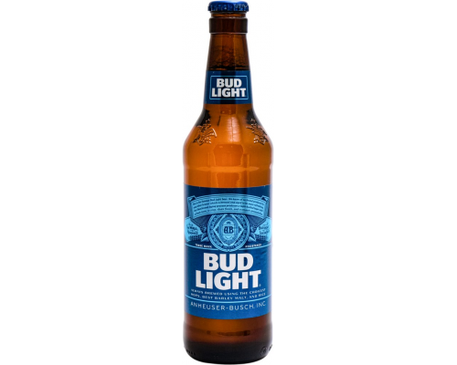 Пиво светлое BUD Light пастеризованное 4,1%, 0.44л, Россия, 0.44 L