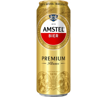 Пиво светлое AMSTEL Premium Pilsener пастеризованное 4,8%, 0.43л, Россия, 0.43 L