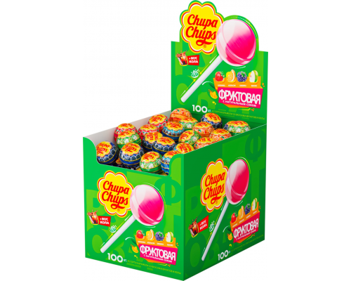 Карамель CHUPA CHUPS фруктовая с соком, 12г, Россия, 12 г