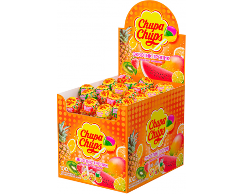 Карамель CHUPA CHUPS Экзотик-Тропик, 12г, Россия, 12 г