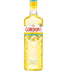 Джин GORDON'S Sicilian Lemon 37,5%, 0.7л, Великобритания, 0.7 L