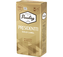 Кофе молотый PAULIG Presidentti Gold UTZ IP, 250г, Россия, 250 г