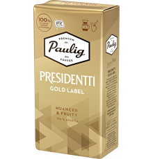 Кофе молотый PAULIG Presidentti Gold UTZ IP, 250г, Россия, 250 г