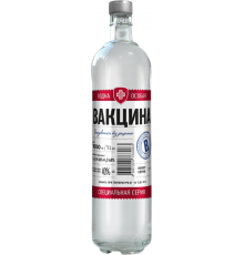 Водка ВАКЦИНА особая 40%, 1л, Россия, 1 L