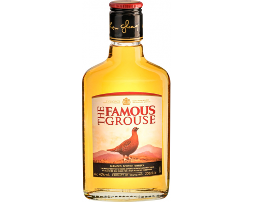 Виски FAMOUS GROUSE Шотландский купажированный 40%, 0.2л, Великобритания, 0.2 L