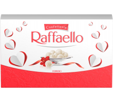 Конфеты RAFFAELLO с цельным миндальным орехом в кокосовой обсыпке, 90г, Россия, 90 г