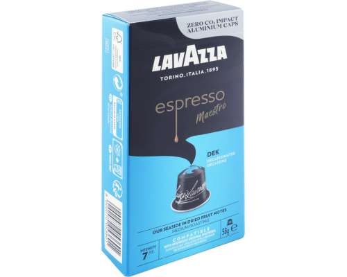 Кофе молотый в капсулах LAVAZZA Espresso Dek натуральный жареный декофеинизированный, 10кап, Германия, 10 кап