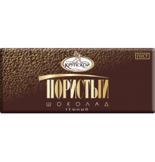 Шоколад темный Ф.КРУПСКОЙ Пористый, 80г, Россия, 80 г