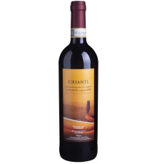 Вино CHIANTI Тоскана Кьянти ЗНМП красное сухое, 0.75л, Италия, 0.75 L