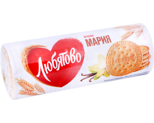 Печенье ЛЮБЯТОВО Мария традиционное, 156г, Россия, 156 г